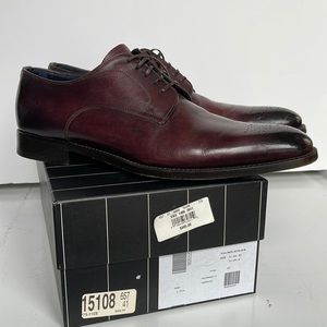 Ermenegildo Zegna Mens size 12 brown burgundy dress shoe